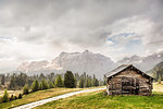 Log cabin, Alta Badia South Tyrol, Italy