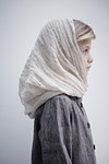 Portrait of girl wearing headscarf