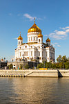 Cathedral of Christ the Saviour beside Moscow River, Moscow, Russia, Europe