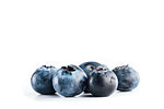 Fresh tasty blueberries on white background, nutrition and vitamins concept
