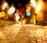 Cobbled floor background.Abstract street floor