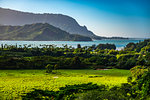 Hanalei Bay, Hanalei, Kauai, Hawaii, United States.