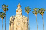 Golden Tower (Torre del Oro), Seville, Andalusia, Spain, Europe