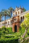 Alcazar Gardens, UNESCO World Heritage Site, Seville, Andalusia, Spain, Europe