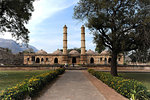 The 16th century Sahar ki Masjid, built near the royal palace for exclusive use of the sultans, Champaner, Gujarat, India, Asia