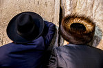 Prayers at the Western Wall during Pessah festival, Jerusalem, Israel, Middle East