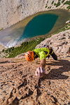 Rock climbing in Frey, San Carlos de Bariloche, Rio Negro, Argentina