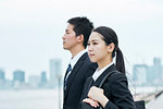 Young Japanese businesspeople