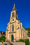 Eglise Saint Sulpice in the town of Le Bugue in Dordogne, Nouvelle-Aquitaine, France.