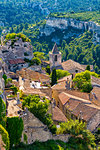 Les Baux-de-Provence, Provence-Alpes-Cote d'Azur, Provence, France.