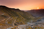 Sunrise over the Stelvio Pass (Passo dello Stelvio), Eastern Alps, Italy, Europe