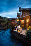 Lijiang at twilight, Yunnan Province, China, Asia