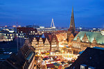 Market Square, Christmas markets, Bremen, Germany, Europe