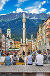 Maria Theresien Strasse, Innsbruck, Tyrol, Austria, Europe