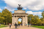 Wellington Arch on Hyde Park Corner, London, England, United Kingdom, Europe