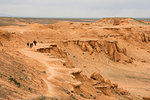 Bayanzag Cliffs, site of dinosaur fossil discoveries, Dalanzadgad, Gobi Desert, southern Mongolia, Asia
