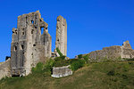 Corfe Castle, Isle of Purbeck, Dorset, England, United Kingdom, Europe