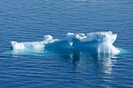 Ice floe at Ilulissat icefjord, Ilulissat, Icefjord, Disko Bay, Qaasuitsup, Greenland, Polar Regions, Arctic
