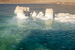 Crystallised salt rocks, Dead Sea, Israel