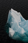 Ice floe detail, high angle view,  Erik Eriksenstretet strait separating Kong Karls Land from Nordaustlandet, Svalbard, Norway