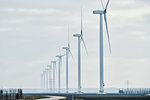 Wind farm, Almere, Flevoland, Netherlands