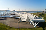 Maeslantkering storm surge barrier, Hoek van Holland, Zuid-Holland, Netherlands