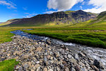 River by mountains in Grundarfjordur, Iceland, Europe