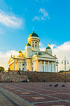 Helsinki Cathedral in Senate Square, Helsinki, Finland, Europe