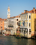 Buildings on Grand Canal in Venice, Italy, Europe