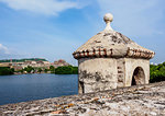 Old Town Walls, Cartagena, Bolivar Department, Colombia, South America