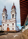 Nuestra Senora de Mongui Church, Charala, Santander Department, Colombia, South America