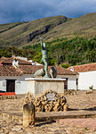 Antonio Ricuarte Monument, Villa de Leyva, Boyaca Department, Colombia, South America