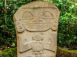 Pre-Columbian sculpture, San Agustin Archaeological Park, UNESCO World Heritage Site, Huila Department, Colombia, South America