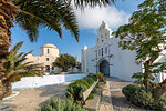 Saint George Church in Pyrgos, Santorini, Greece, Europe