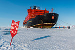 Icebreaker '50 years of victory' on the North Pole, Arctic