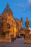 The Palermo Cathedral (UNESCO World Heritage Site) at dawn, Palermo, Sicily, Italy, Europe