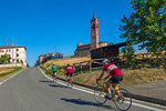 On the Fausto Coppi's roads, Church of the Assumption, in Montale Celli Place (Costa Vescovato), Tortona area, Alessandria, Piedmont, Italy, Europe