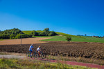 On the Fausto Coppi's roads, the cycling route from Villaromagnano to Castellania, Tortona area, Alessandria, Piedmont, Italy, Europe