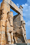 Achaemenid archaeological site, Propylon, Gate of All Nations, Persepolis, UNESCO World Heritage Site, Fars Province, Iran, Middle East