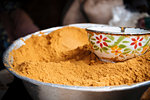 Spices on display in local market, Accra, Ghana, Africa