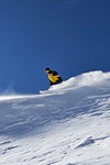 Skier, Saas-Fee, Valais, Switzerland