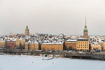 Stockholm during winter in Sweden