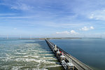 Oosterschelde flood barrier, Vrouwenpolder, Zeeland, Netherlands