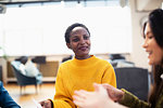 Businesswomen talking in meeting