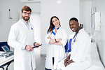 Doctors in consultation room