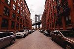 Manhattan Bridge view from Brooklyn