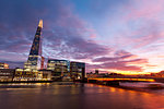 London cityscape with The Shard skyscraper