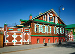 traditional village hut Kazan Russia