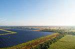 Large solar farms, Andijk, Noord-Holland, Netherlands