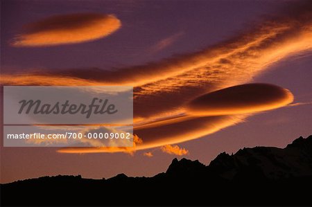 Mont Fitz Roy au coucher du soleil du Parc National Los Glaciares Argentine